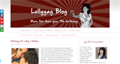 Desktop Screenshot of lollygagblog.com
