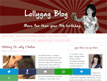 Tablet Screenshot of lollygagblog.com